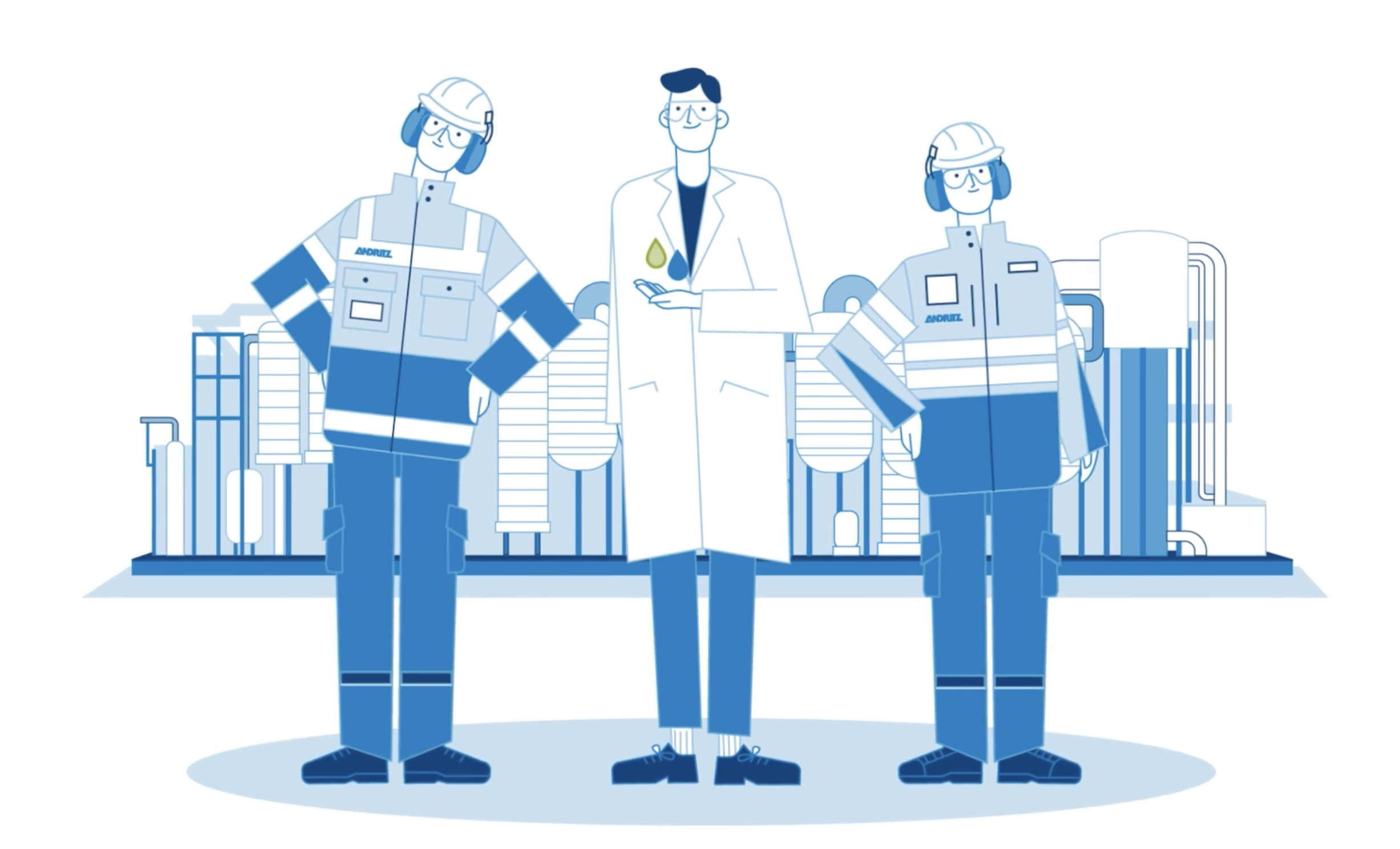 ANDRITZ Lamella Animaatio